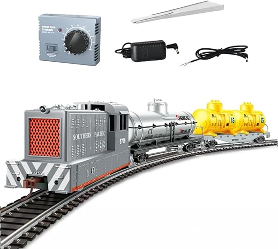 1/87 HO Scale Locomotive Train Model, MDT Internal Combustion Engine Railway Model Set, Christmas Electric Train Set