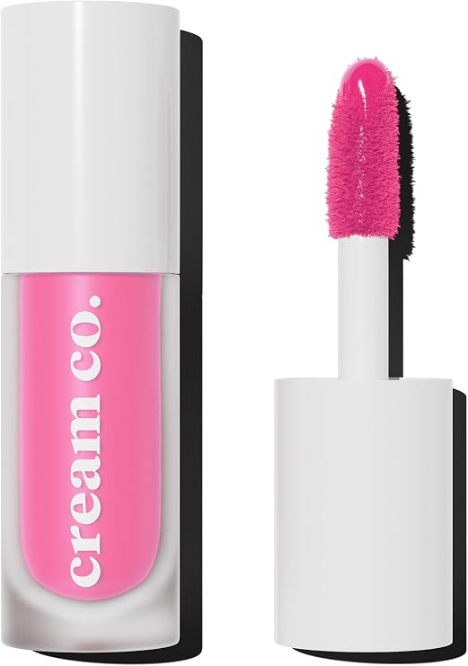 Cream Co. Allık Ruj Göz Farı Glow Tint Radiant Pink, Nemlendirici Makyaj, 505 Pembe, Hyaluronik Asit Peptit