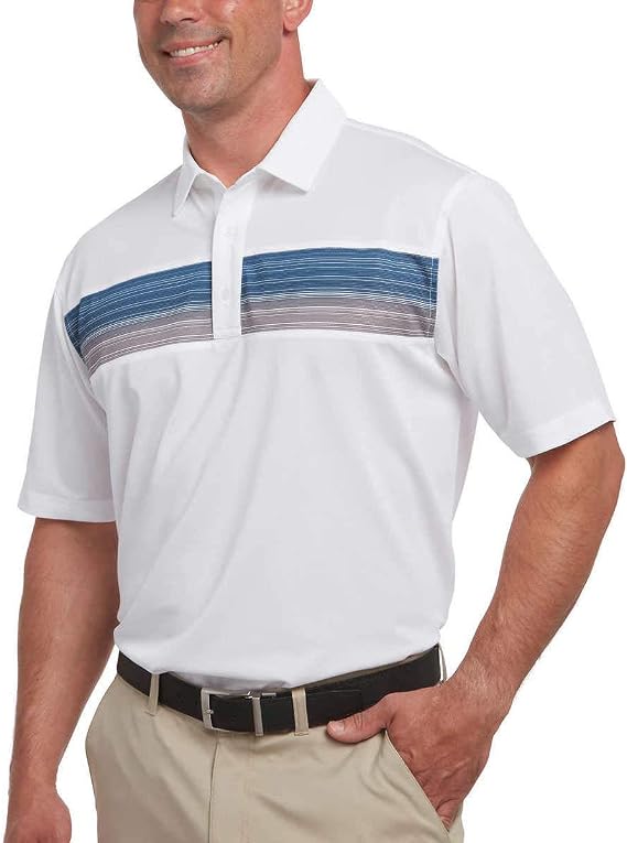 Pebble Beach Mens Short Sleeve Performance Polo