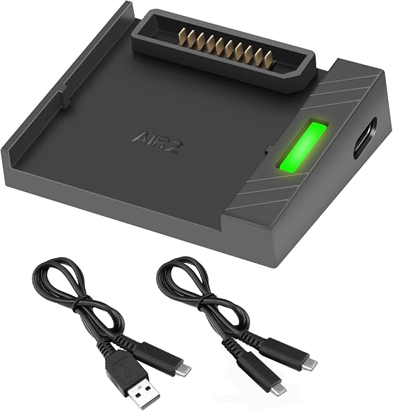 USB Battery Charger with PD/QC for DJI Air 2S,Mavic Air 2 Drone,Raqid Charging Hub Accessories