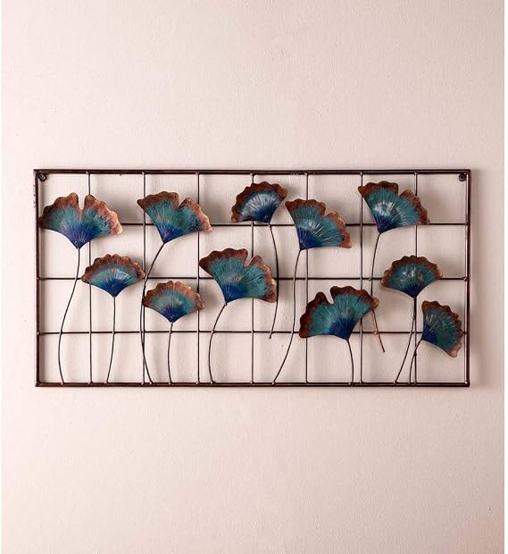 Vivaterra Recycled Metal Gingko Leaf Wall Decor - 31.5 L x 16 H x 1.25 D