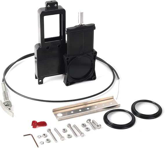 TonGass 3 Inch RV Waste Valve with 72 Inch Cable Handle Kit, Universal Fit