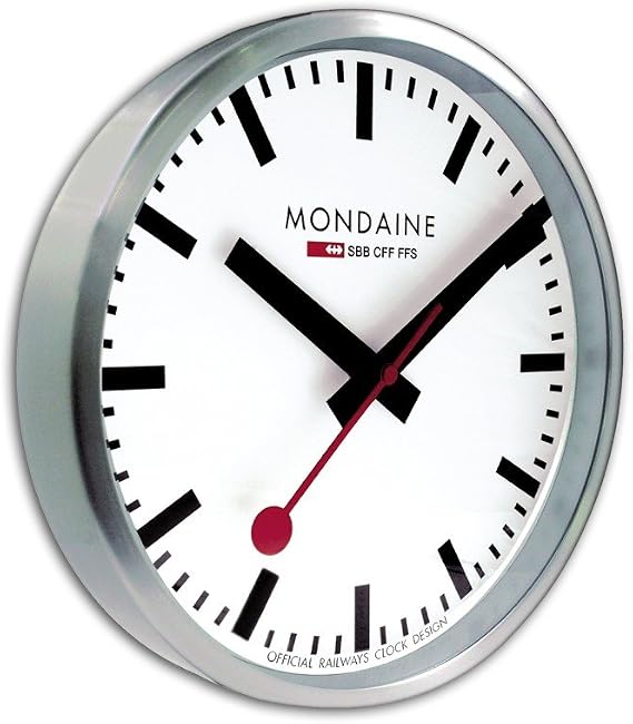 Mondaine A995.Clock.16SBB SBB Metal Wall Clock