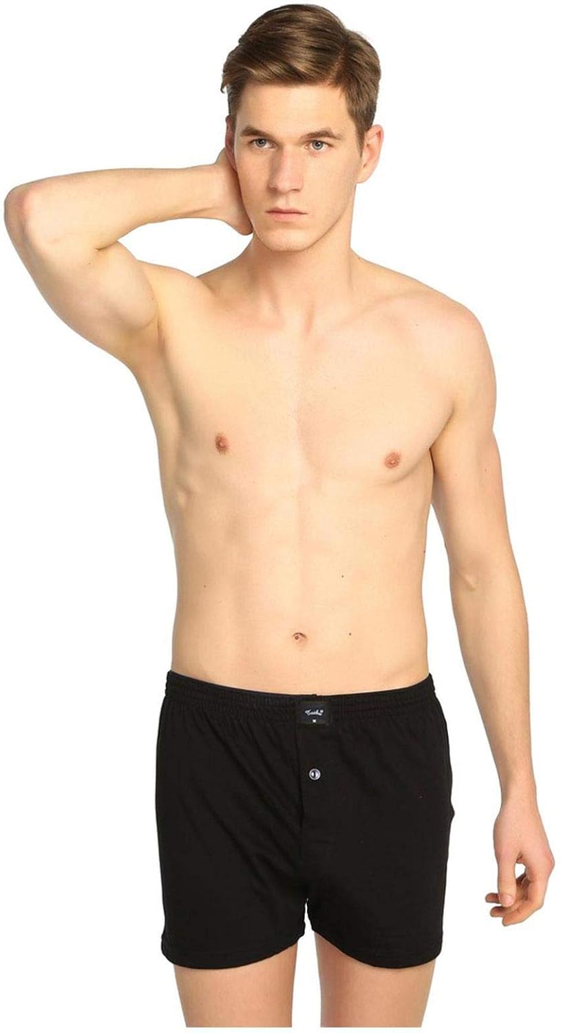 Passion 3 Cotton Combed Cotton Button Mens Boxer