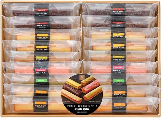 Idigidou Stick Cake Gift, Extra Large, 1 Box Pack of 18
