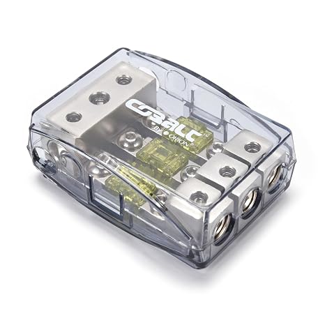 ORION Wired DBF1434 4/8-Gauge Power Distribution Block, 3 Outputs