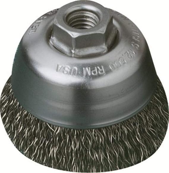 United Abrasives-SAIT 03514 3-1/2-Inch by .014-Inch by 5/8-11 Crimped Stainless Steel, 1-Pack