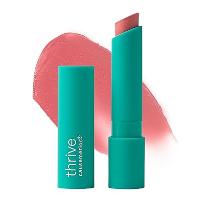 Thrive Causemetics Sheer Strength Soft Blur Lip Balm, Everyday Makeup Essential for Women, Lightweight & Creamy Lips Balm, Long Lasting Hydration, Vegan, Shade Cassandra Blushed Rose