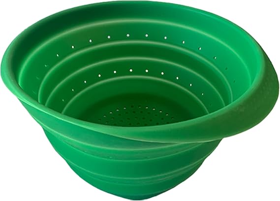Better Houseware 4-Quart Silicone Collapsible Colander - Green