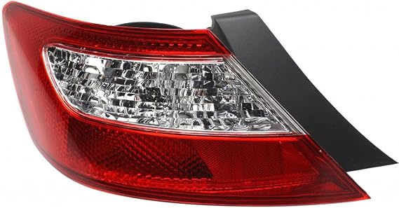 For Honda Civic Tail Light 2006 2007 2008 Driver Side Coupe DOT Certified For HO2800165 | 33551-SVA-A02