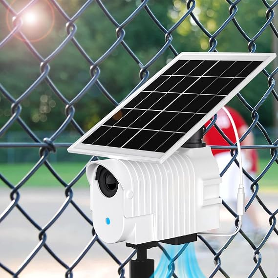 Didalo Protective Shade for Mevo Start with Solar Fan, Keep Mevo Start Cam from Overheating During Recording Baseball,Softball and Tennis Games in Summer,Hotter Sun, Faster Cooling