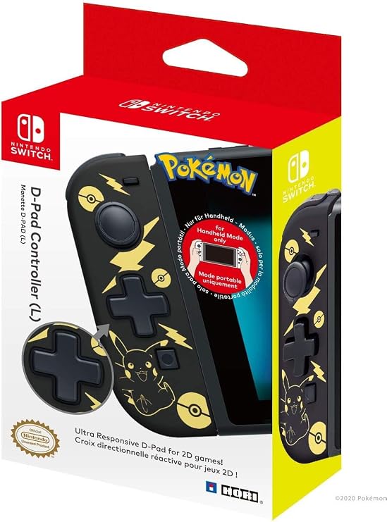 HORI - D-Pad sap (sol) Pikachu (Nintendo Switch)