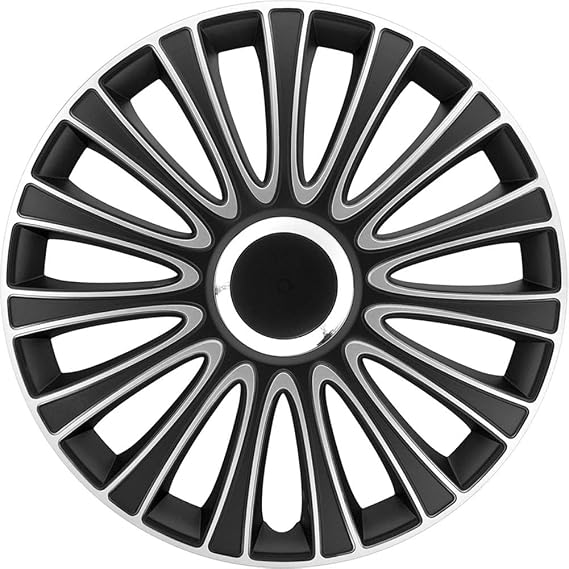 AutoStyle Set of 4 wheel covers LeMans 14-inch black/silver