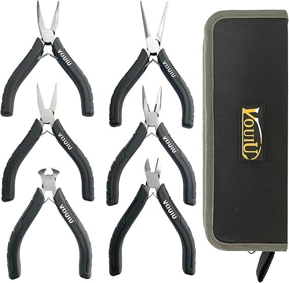 VOUIU 6-Piece Mini Pliers Set