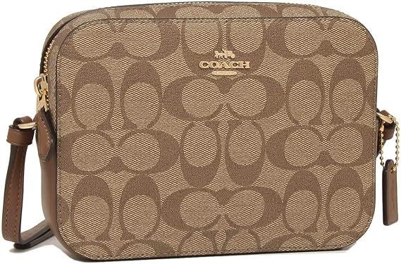 Coach Signature Women's 91677 91041 3 IME74 Khaki/Saddle 2 Khaki