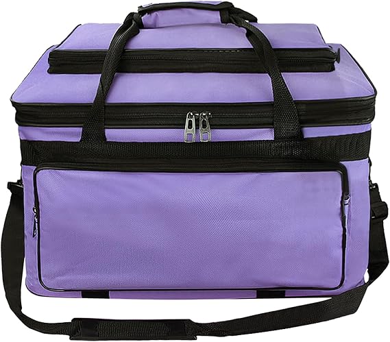 Large Waterproof Canvas Art Portfolio Bag Folding Portable Art Supplies Storage Tote Bag Students Painting Tools Carrier Box Carrying Case with Shoulder for Paintings Brushes Palette Sketchbook