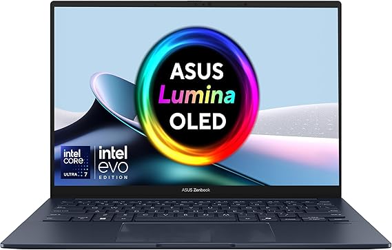 ASUS Zenbook 14 OLED UX3405CA Laptop | 14.0" WUXGA (1920x1200) OLED Touchscreen | Intel Core Ultra 7 255H | 16GB RAM | 1TB PCIe SSD | UK Backlit Keyboard | Windows 11