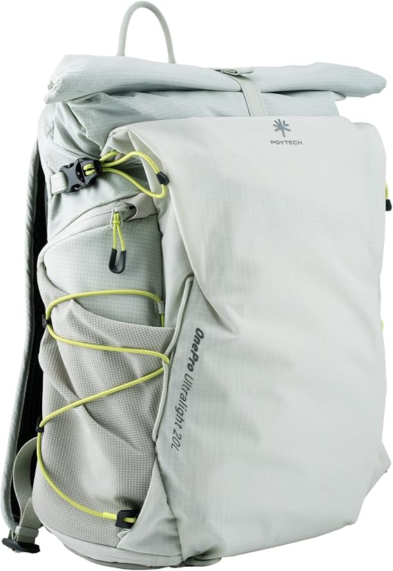 PGYTECH OnePro Ultralight Outdoor Camera Backpack 20L Waterproof, Green | AirFoam Carry System, Quick Access, 14" Laptop Compartment, Lightweight Camera Bag For DSLR/Drones/Mirrorless