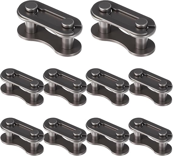 10 Pairs Bike Chain Master Link for Bicycle Missing Link, Single Speed Chain Connecting Links Master Links Connector Bike Chains Repair Accessories for Various Models
