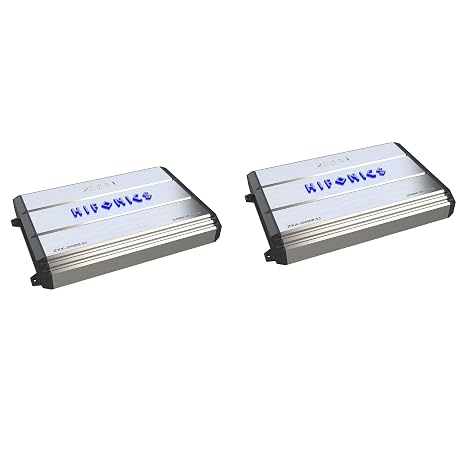 Hifonics Zeus 2400 Watt Max Class D Monoblock Car Audio Amplifier (2 Pack)