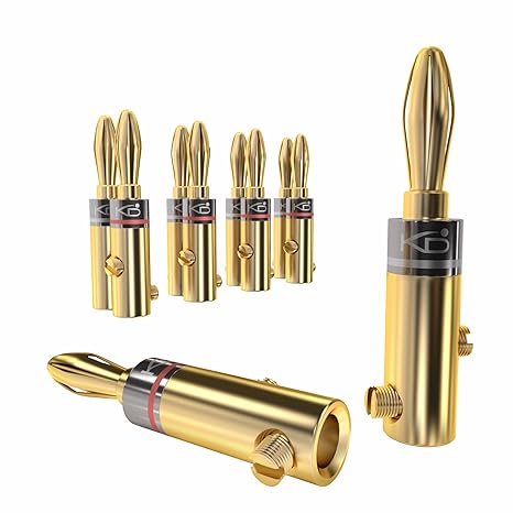 KabelDirekt Banana Plugs 5 Pairs