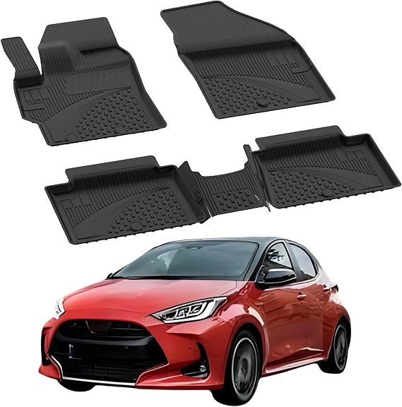 Sahler Floor Mats fits Toyota Cross Yaris Cross Hybrid 2020-2026 | Custom Fit Floor Liner for Cars | Premium Quality Car Mats Black | Odorless All Weather Waterproof Durable 4.5D Liner