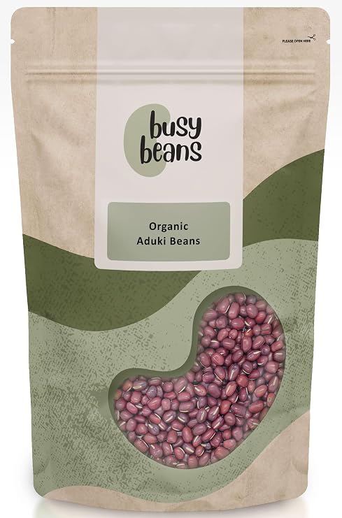 Organic Adzuki Beans (Aduki) | Certified Organic | by Busy Beans Organic (1kg)