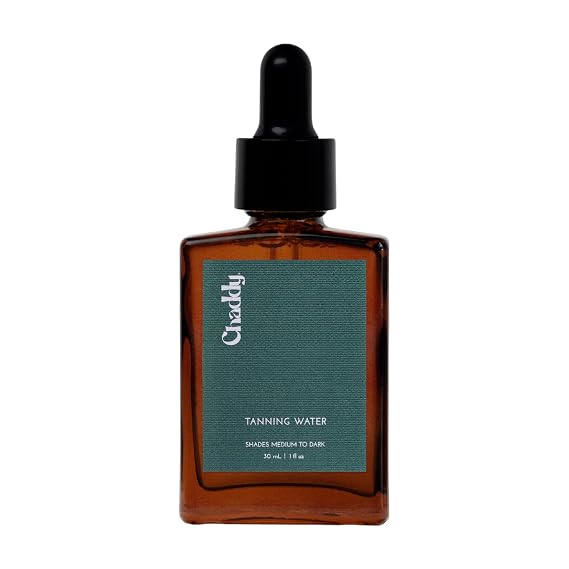 Tanning Water - Natural Self Tanner for Face | Fast-Drying, Long-Lasting, Hydrating, Vegan, Cruelty-Free, Safe for Sensitive Skin - (Shades Medium to Dark, 30ml)