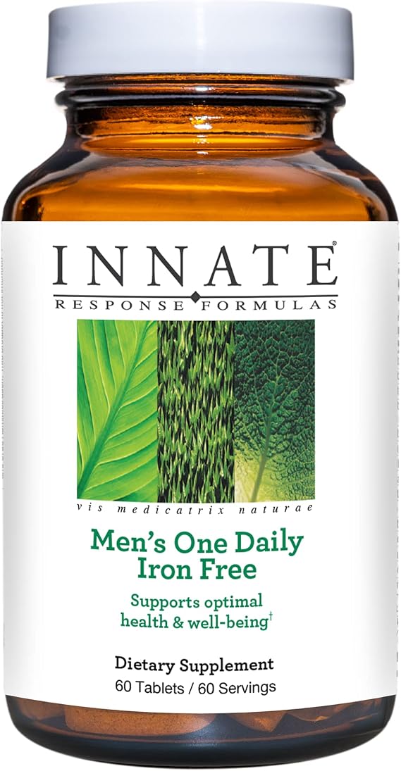 Innate Response Formulas Mens Multivitamin One Daily Iron Free, 60 Tablets