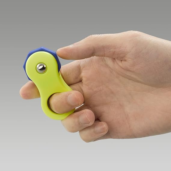 Yolscue Fidget Toy,Fidget Spinners Toy for Adults and Kids,Gifts Suitable for Children with Autism and ADHD,Quiet Office Desk Toy,Excellent for Relieving Stress and Anxiety Toys(Yellow)