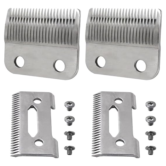 2 Pcs Replacement Blade Compatible with Wahl Hairdressers Replace for ColorPro ColorProPlus ChromePro Clip'NTrim79900 HomeCut HomeHaircutting79722