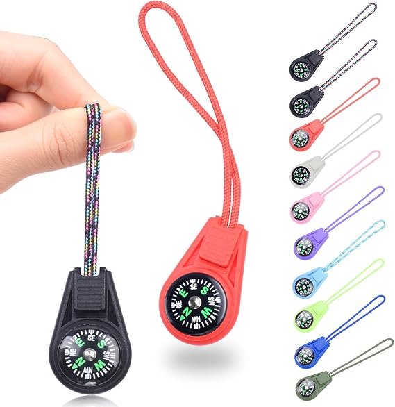 10/25/50/100 Pack Compass for Kids Mini Compasses Bulk Kids Toy Compass for Party Favor/Hiking/Scout Classroom Learning Directions
