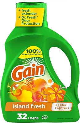 Gain Island Fresh 46 FL oz 1.36L Liquid Detergent