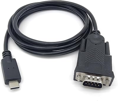 Equip Adapter USB-C to Serial RS232-DB9 MM 1.50 m Black