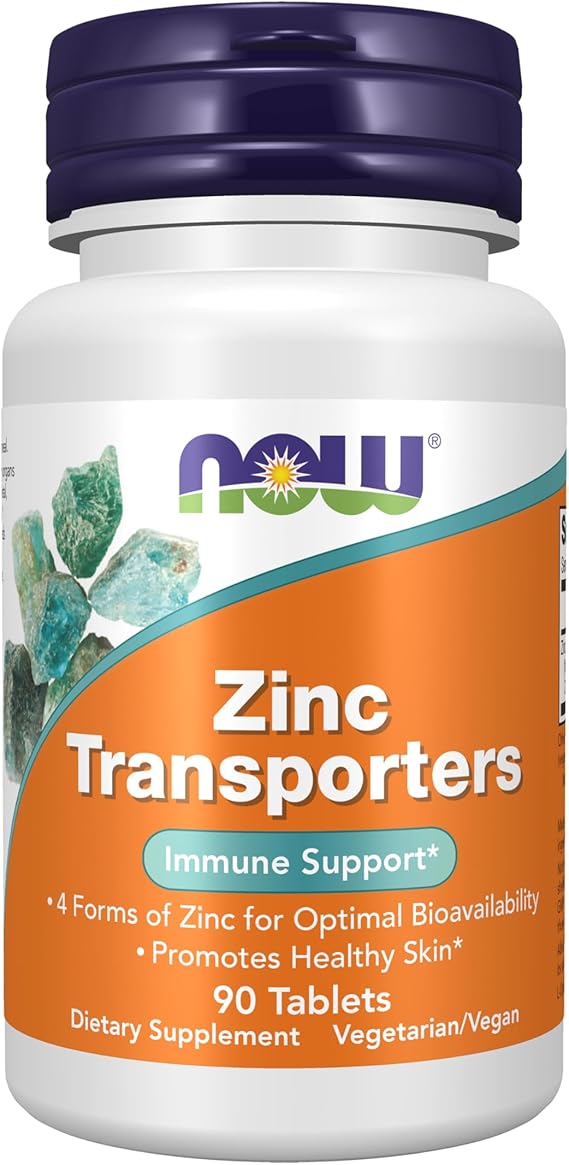 Now Supplements, Zinc Transporter, 90 Tablets, Vegan, Immune Support