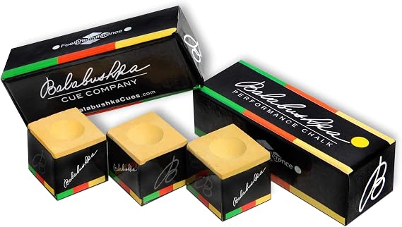Balabushka Billiard Pool Cue Performance Chalk - Blonde - 3 pcs