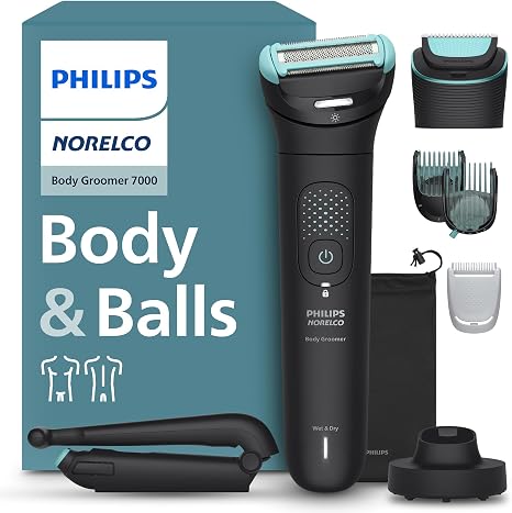 Philips Norelco BG7480/50 Body Groomer 7000 Series Herren-Haarschneider mit