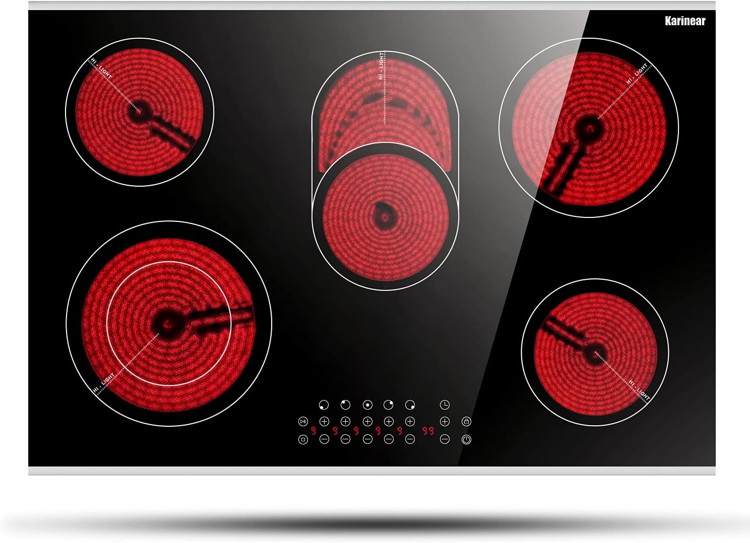 Karinear built-in size cook top