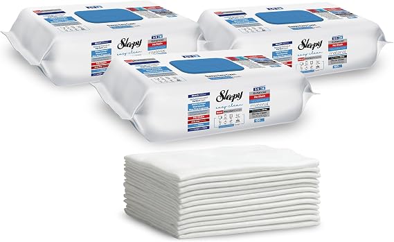 Sleepy Easy Clean Premium Çamaşır Suyu Katkılı Yüzey Temizlik Havlusu Mendili 3x100 (300 Yaprak)