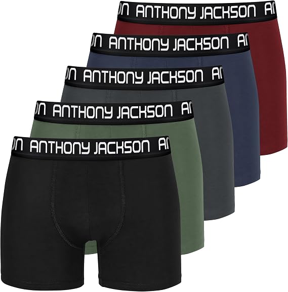 Anthony Jackson Likralı 5'li Kutu Premium Erkek Modal Boxer