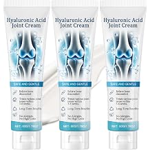 Hyaluronic Acid Joint Cream - Joint care Cream - Joint Relief Gel for Rapid Soothing - Non-Greasy Long-Lasting Fast-Absorbing Deep Freeze Gel to Ease Muscle, Knee &amp; Back Discomfort - 3PCS