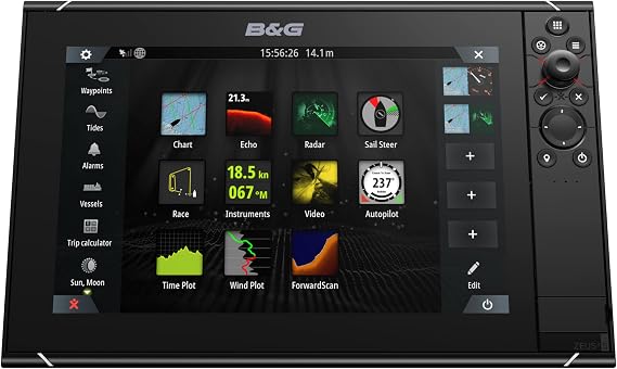 B&G Zeus 3S 12-Inch Sailing Chartplotter MFD