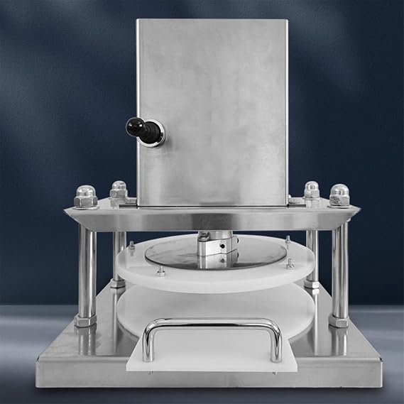 Electric Pizza Dough Press Machine 8.6inch Commercial Electric Dough Roller Sheeter Pastry Pizza Dough Pastry Press Making Machine for Pressing Pizza Hand-held Cakes