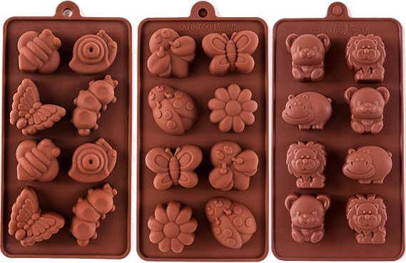 Silicone Molds Non-stick Chocolate Candy Mold,Soap Molds
