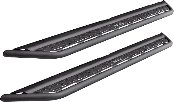 Go Rhino Dominator Xtreme D6 SideSteps | 87", Mild Steel, Textured Black | D60087T