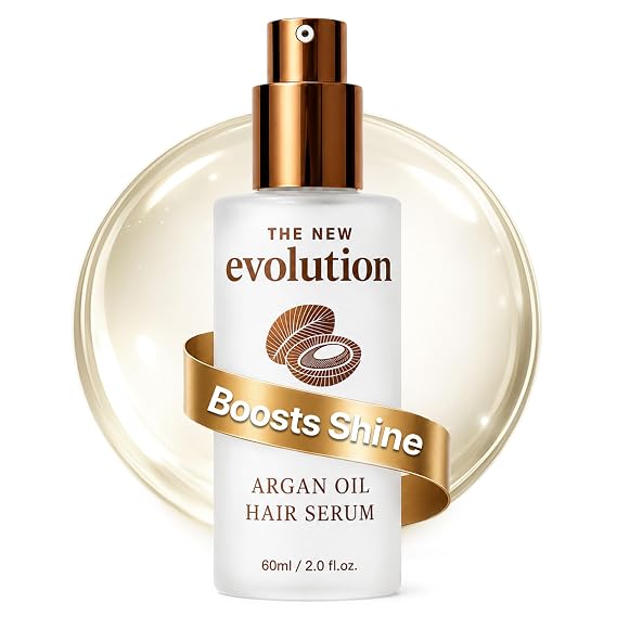 HerStyler Evolution Argan Oil Hair Serum - Anti-Frizz Vitamin E Hair Serum