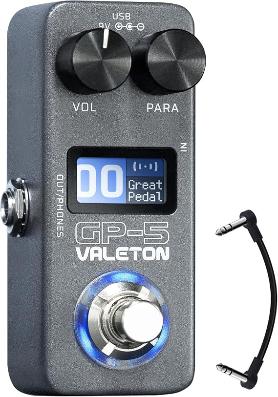 VALETON Multi-Effect Processor & NAM/IR Loader Pedal Super Compact GP-5
