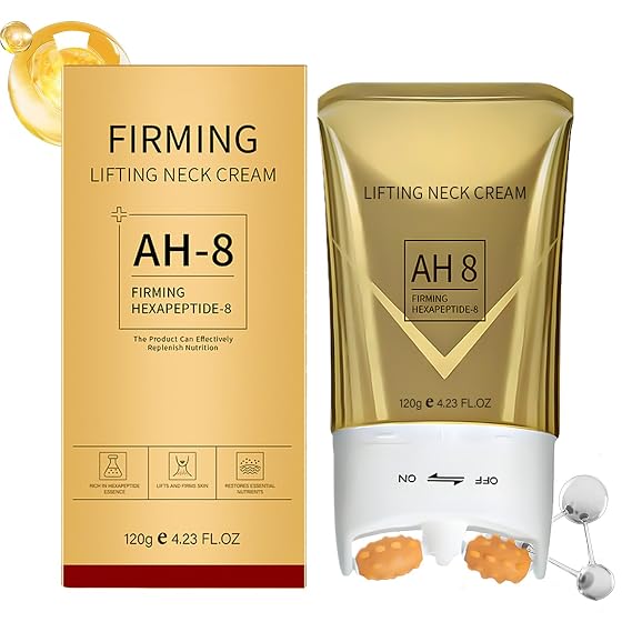 Firming Lifting Neck Cream, Neck Firmings Roller Cream, for Tightening & Moisturizing, Suitable for All Skin Types