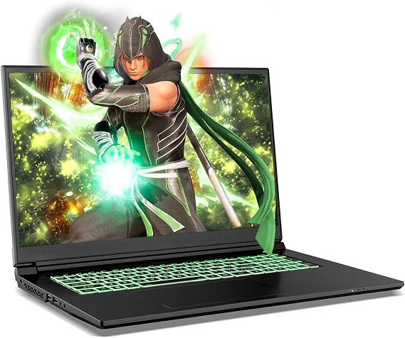 Sager 2022 NP7880P Gaming Laptop, 17.3 Inch Thin Bezel FHD 144Hz, Intel i7-12700H, RTX 3060 6GB, 32GB RAM, 1TB NVMe SSD, TBT 4, Win 11