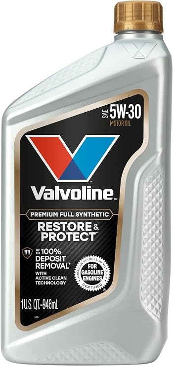 Valvoline Restore & Protect Fully Synthetic 5W-30 Motor Oil, 1 Quart